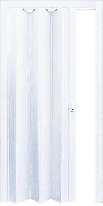 Дверь м/к пластик "Стиль" (гармошка) белый глянец