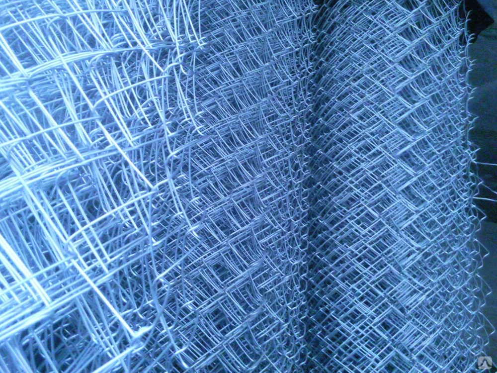 Сетка  рабица ПВХ 60х60 (1,5х10м) синий